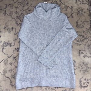 NWT MSRP $50 Style & Co Cowl Neck Tunic Sweater Blue Size XL